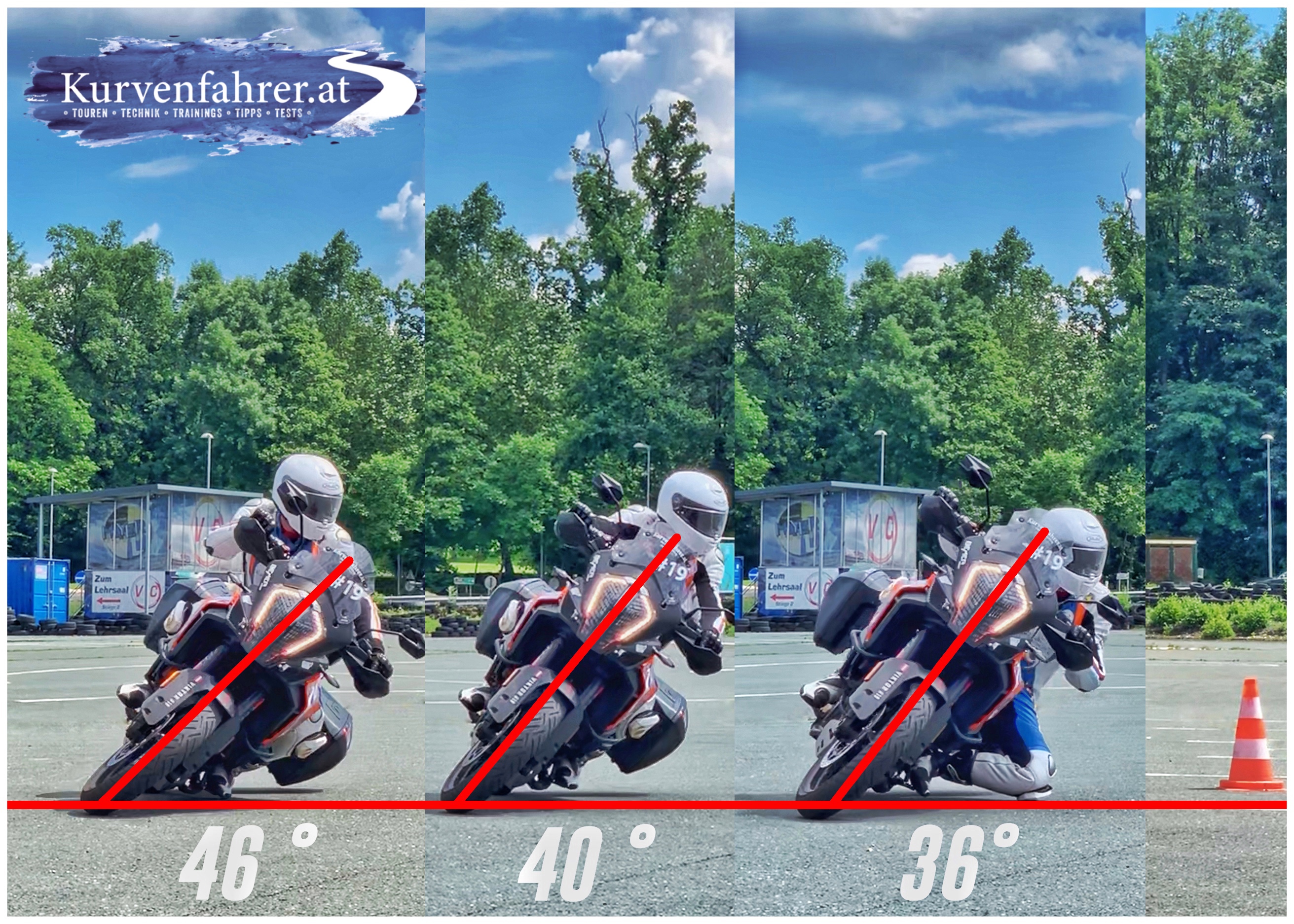 Motorrad Kurventraining